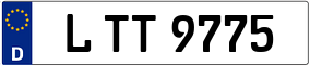 Truck License Plate